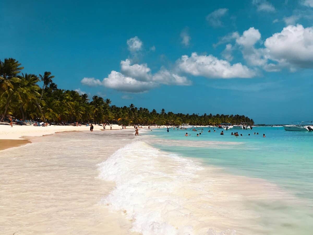 Summer Vacaton on Tropical Sandy Beach